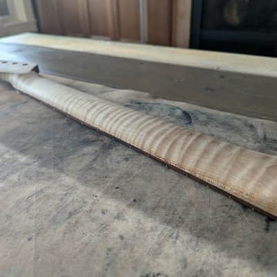 Roasted AAA Flame Maple Telecaster Tele Neck image 2