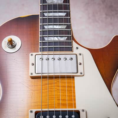GIBSON USA Custom Shop Signature Jimmy Page "Number Two" Les Paul Reissue Tom Murphy Aged 41# "Page Burst" (2009) image 6