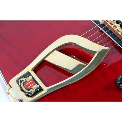 Hagstrom '67 Viking II Hollowbody Electric Guitar Regular Transparent Wild Cherry image 6