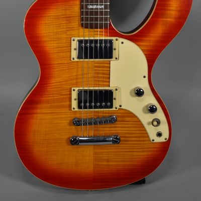 2002 Musicvox Space Commander Sunburst Finish Electric Guitar image 2