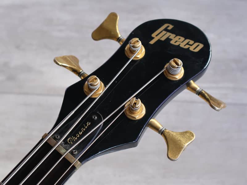 1991 Greco Japan PXB-80 Phoenix Bass (Black) | Reverb