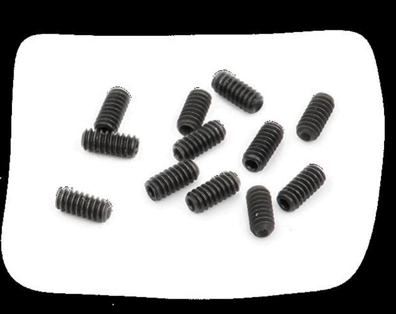 Fender American Bridge Saddle Height Adjustment Screws (1/4"), Black (12) image 1