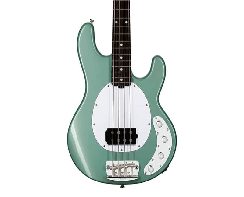 Sterling by Music Man StingRay RAY34 Bass Guitar - Dorado Green - Open Box image 1