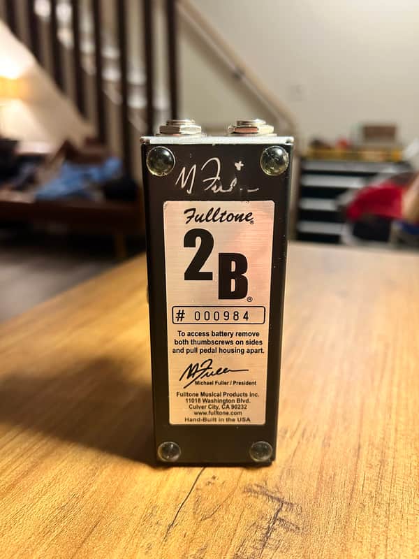 Fulltone 2B Boost with Limiter 2015 - Silver image 1