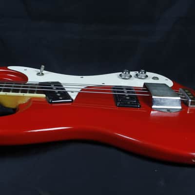 Vintage 1966 MOSRITE VENTURES BASS All Original 30.5 Inch Scale w/ Original Case image 11
