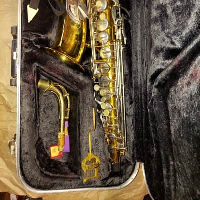 Conn Shooting Stars Alto Saxophone. Mexico, w/ Case Neck MP, very good condition image 1