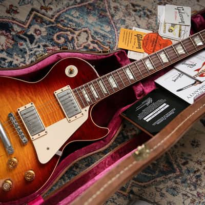 2022 Gibson Custom Shop 59' R9 Les Paul Standard VOS Royal Tea Burst image 2