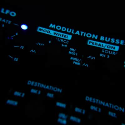 Moog Minimoog Voyager Electric Blue Edition Analog Synthesizer #59445 image 20