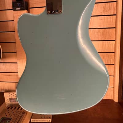 Fender Custom Shop 1966 Jaguar Journeyman Relic, Aged Daphne Blue, w/Painted Headcap and Lollars HSC 2020 image 10