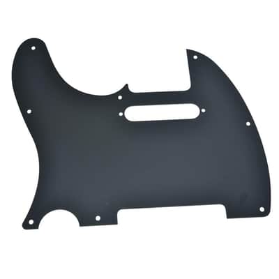8 Hole Matte Aluminum Tele Pickguard Metal Anodized TL Pickguard Scratch Plate for USA/Mexico Tele/Telecaster Matte Black image 5