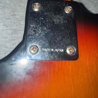 1960s Sekova Telecaster Made in Japan Telecaster 1960s - Sunburst red image 5