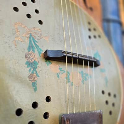 1930s Kay Del Oro "Fauxbro" Resonator Acoustic Guitar w/ Case image 3