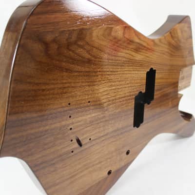 Finished Walnut Iceman P bass guitar body - fits fender necks J1511 image 6