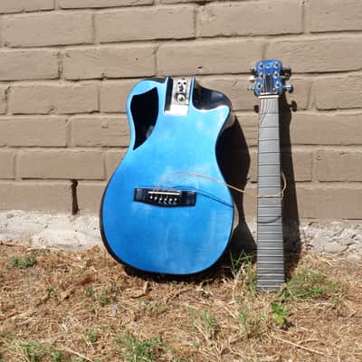Journey Instruments OF660BP Carbon Fiber Collapsible (B-Stock) Blue/Purple Gloss image 7