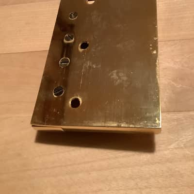ABM 5 string Bass bridge Vintage 80's/90's - Gold image 9