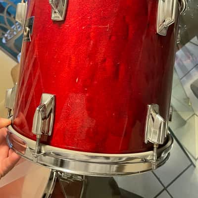 Tama Superstar 12x11 Tom 1980s - Cherry Wine image 3