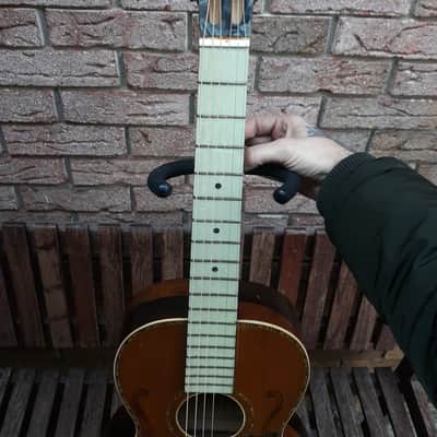 Vintage 1930s Regal Pearloid Parlor Guitar PreWar image 8