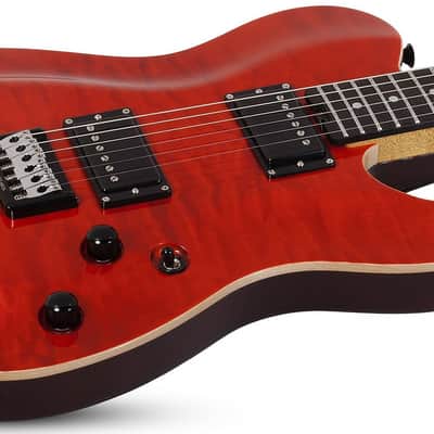 Schecter PT Classic Electric Guitar w/ Case - Inferno (7320) image 3