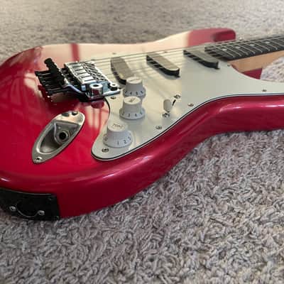 Fender Stratocaster ST-362F 1988 Vintage Candy Apple Red MIJ Floyd Rose Guitar image 3