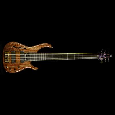Used 2006 Modulus Q6 6-String Semi-Hollow Electric Bass Walnut image 2