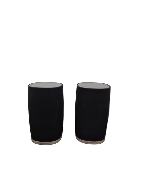 B&W Formation Flex Pair - Wireless Speakers - Pair - Black - Excellent w/ Original Box, Cables & Manuals image 1