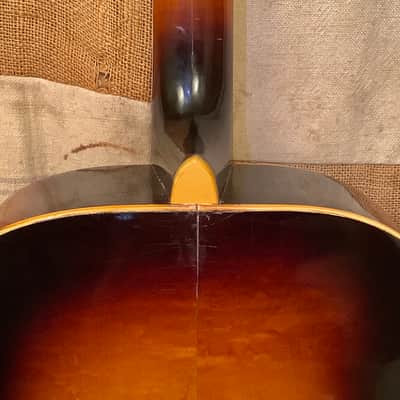 Epiphone FT-75  Seventy Five 1944 Sunburst Jumbo Flat-Top image 15