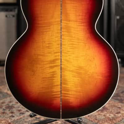 Gibson SJ-200 Standard Maple Left-Handed Acoustic/Electric Guitar - Triburst with Hardshell Case image 11