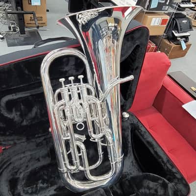 Besson Prodigy series BE165 4 Valve Euphonium - Silver image 7
