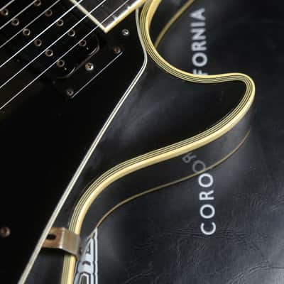 Rare 1970s Aria Pro II Les Paul Custom, Made in Japan - Transparent Black image 13