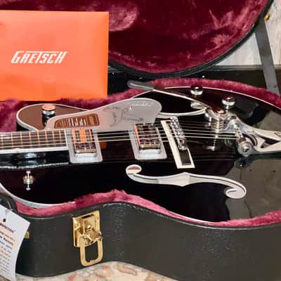 "New" Gretsch Professional Black Falcon Hollowbody Electric Guitar, Black,  Includes Pro Setup, Help Support Small Business & Buy It Here ! In Stock image 19