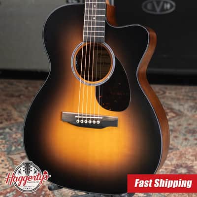 Martin OMC-10E Modern Acoustic/Electric Guitar - 1935 Sunburst with Gig Bag image 1