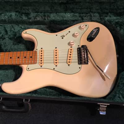 No.032423 RARE Order Fender Japan ST-65 VWHT/LM MADE IN JAPAN FUJIGEN INC. Maintained EX- - - image 3