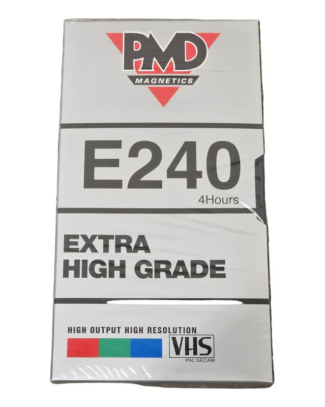 PMD Magnetics E240 VHS Tape - High Quality Recording, Long Play - Mint image 1