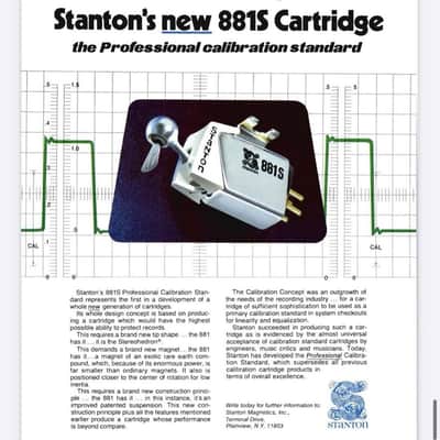 Stanton 881S MM Phono Cartridge with D81S retipped stylus and original box image 10