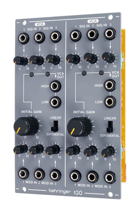 Behringer 130 Dual VCA Eurorack Synthesizer Module image 1
