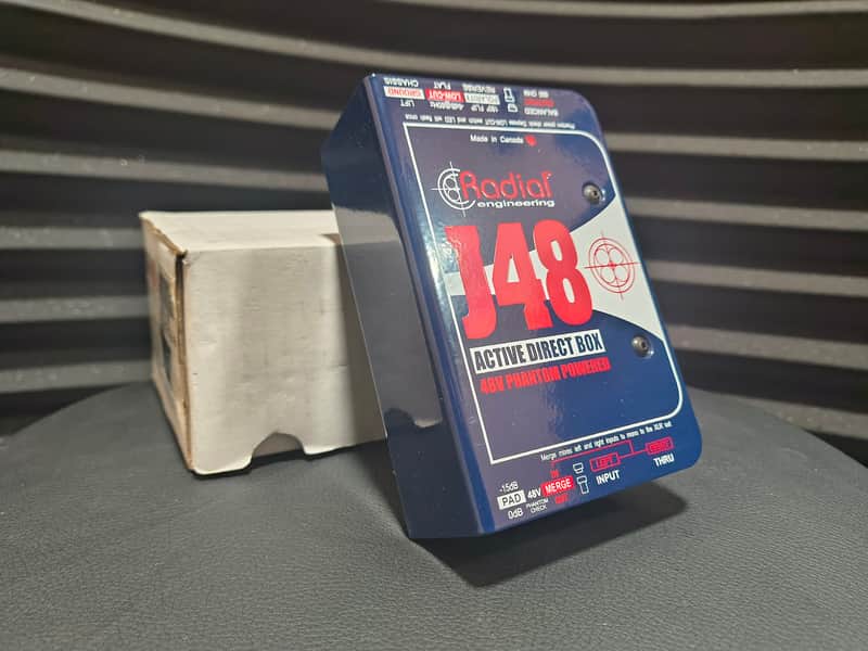 Radial J48 Active Direct Box 2010s - Blue image 1