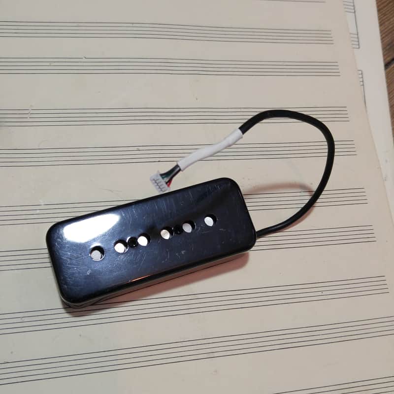 Gibson P90ST Bridge Humbucker Black image 1