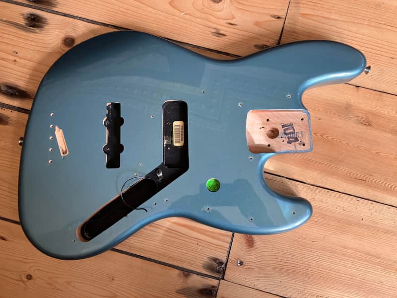 Fender Player Jazz Bass Guitar Body 2019 Mexico Mexican MIM Lake Placid Blue Alder image 1