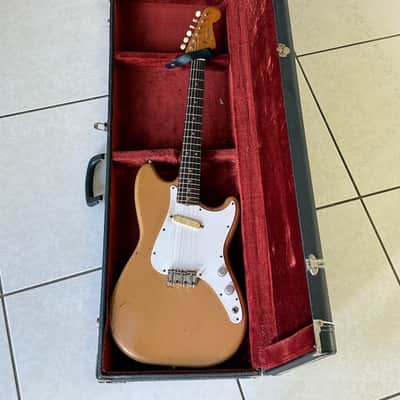Fender Musicmaster 1964 - really cool vibey Desert Sand like a mini Strat w/a fat neck ! image 19