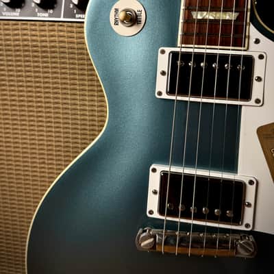 2015 Gibson Joe B. Bonabyrd Les Paul Antique Pelham Blue Signed image 5