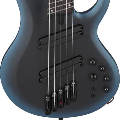 Ibanez 1B-BTB605MSMA Bass Workshop BTB Electric Bass 5-String Multi Scale - Midnight Arctic Ocean Matte + Case – B-Stock image 12