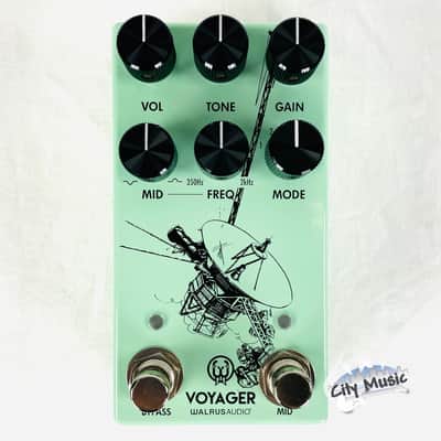 Used Walrus Audio Voyager MKII Preamp Overdrive Guitar Effects Pedal Seafoam ♫ image 1
