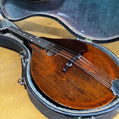 Vintage Gibson Style A-Jr. Mandolin | Figured Back | OHSC image 22