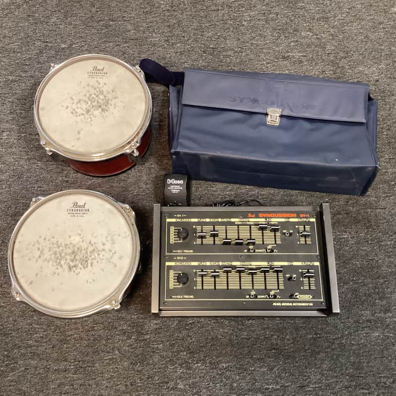 Vintage Pearl Syncussion SY-1 w/ Original Carrying Case and Trigger Toms image 1