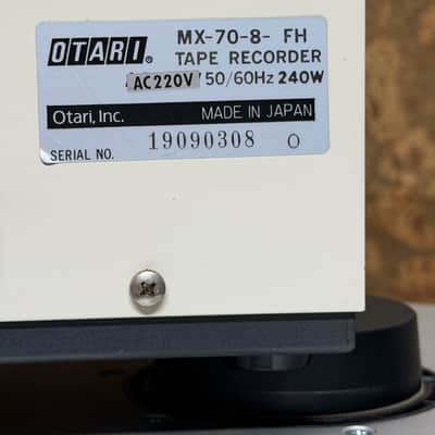 Otari MX-70 Magnetófono Multipista Profesional 8 Canales 1/2" +  Telemando CB-118 sobre Consola image 6
