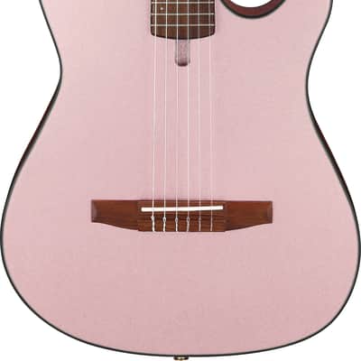 Ibanez FRH10N Acoustic Electric Nylon Guitar Rose Gold Metallic image 1