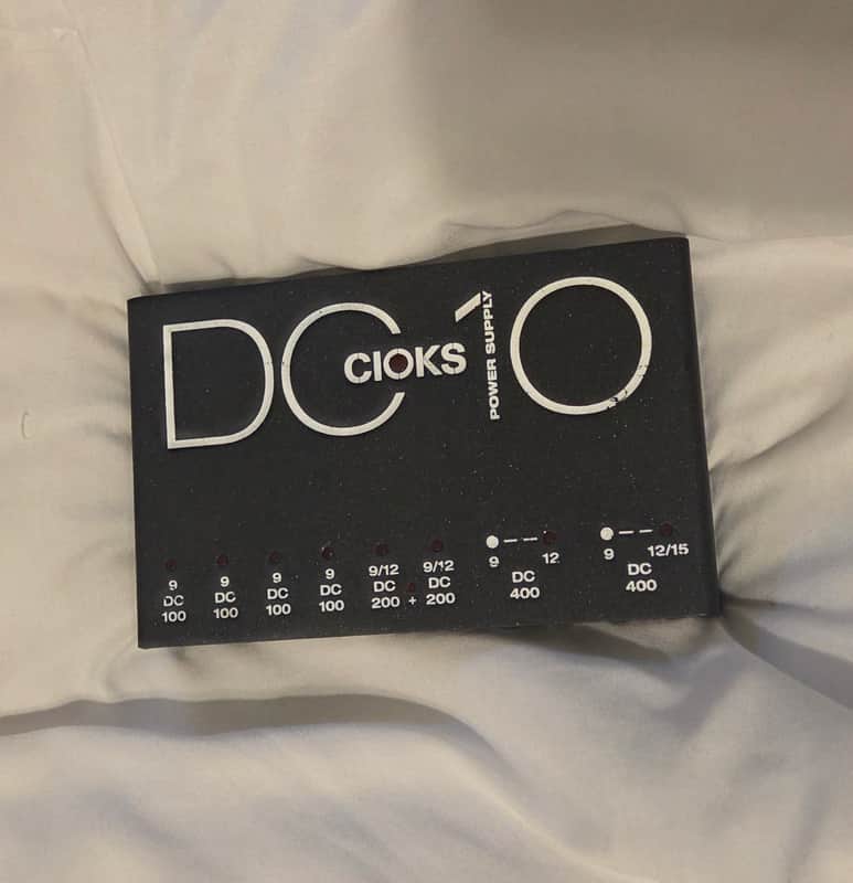 CIOKS DC10 100-400mA 10-Outlet 9-15v Power Supply 2010s - Black image 1
