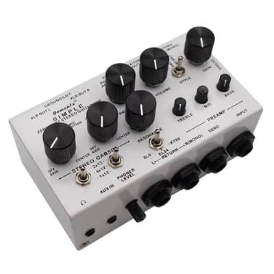 Demonfx SIMPLE DI Box Effect Pedal Preamp Simulator Power Amp Simplifier Pedal Stereo Cab Sim for Electric Guitar image 3