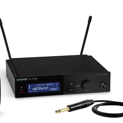 Shure SLXD14+-G57 Bodypack System With Instrument Cable image 1