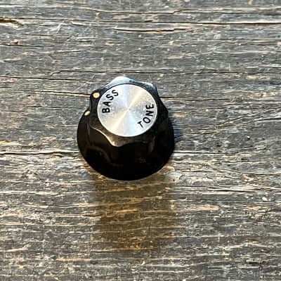 Ric bass tone knob 70's - Blk image 1